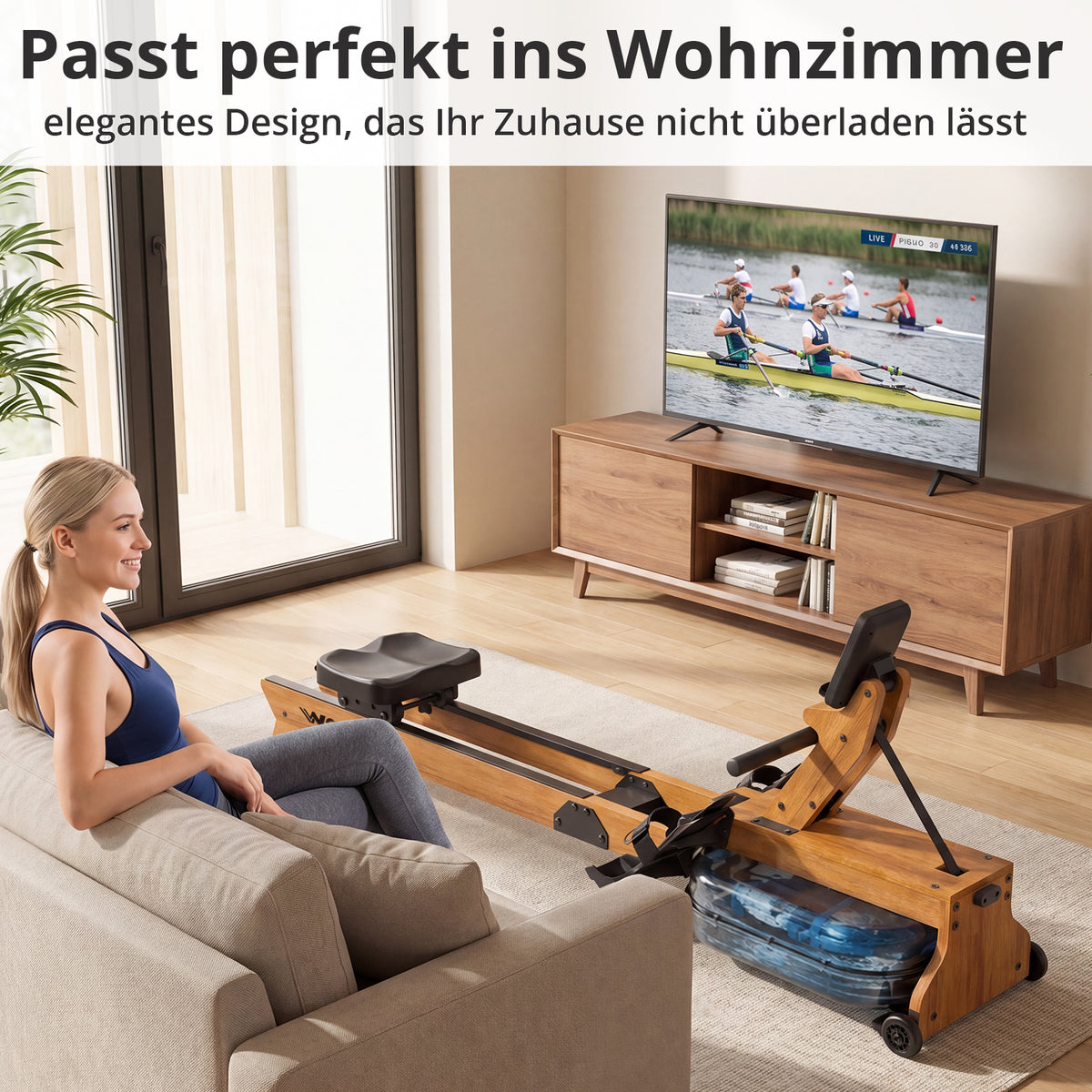 Wenoker RW402 Water Resistance Wood Rower