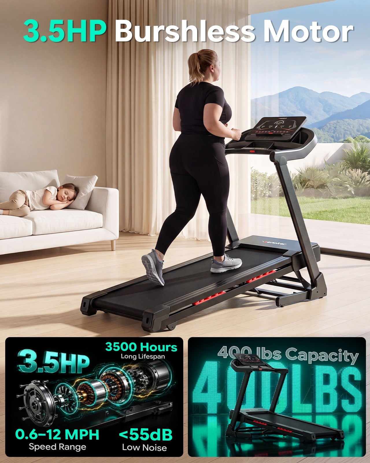 Wenoker tapis pliable avec inclinaison X-T510M (précommande, expédition ~8/15.)
