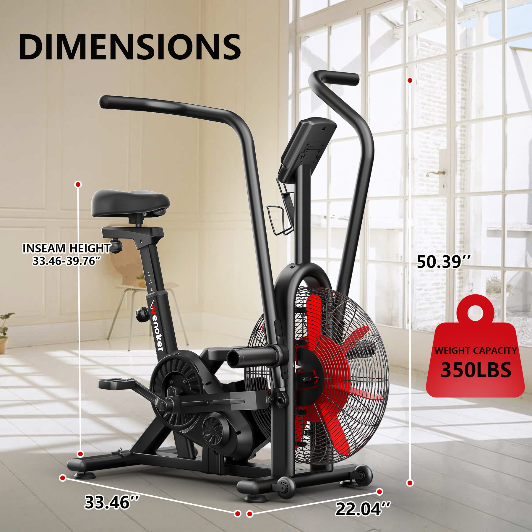 Wenoker vélo à résistance à air K29650
