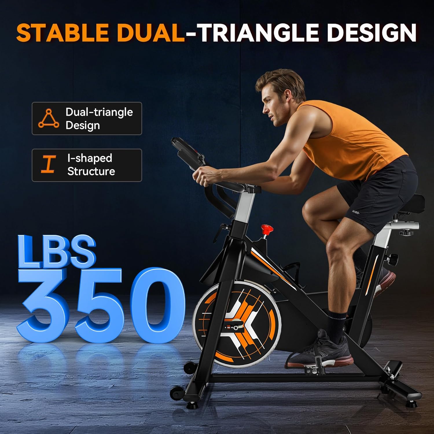 Wenoker vélo à résistance par friction JC305w