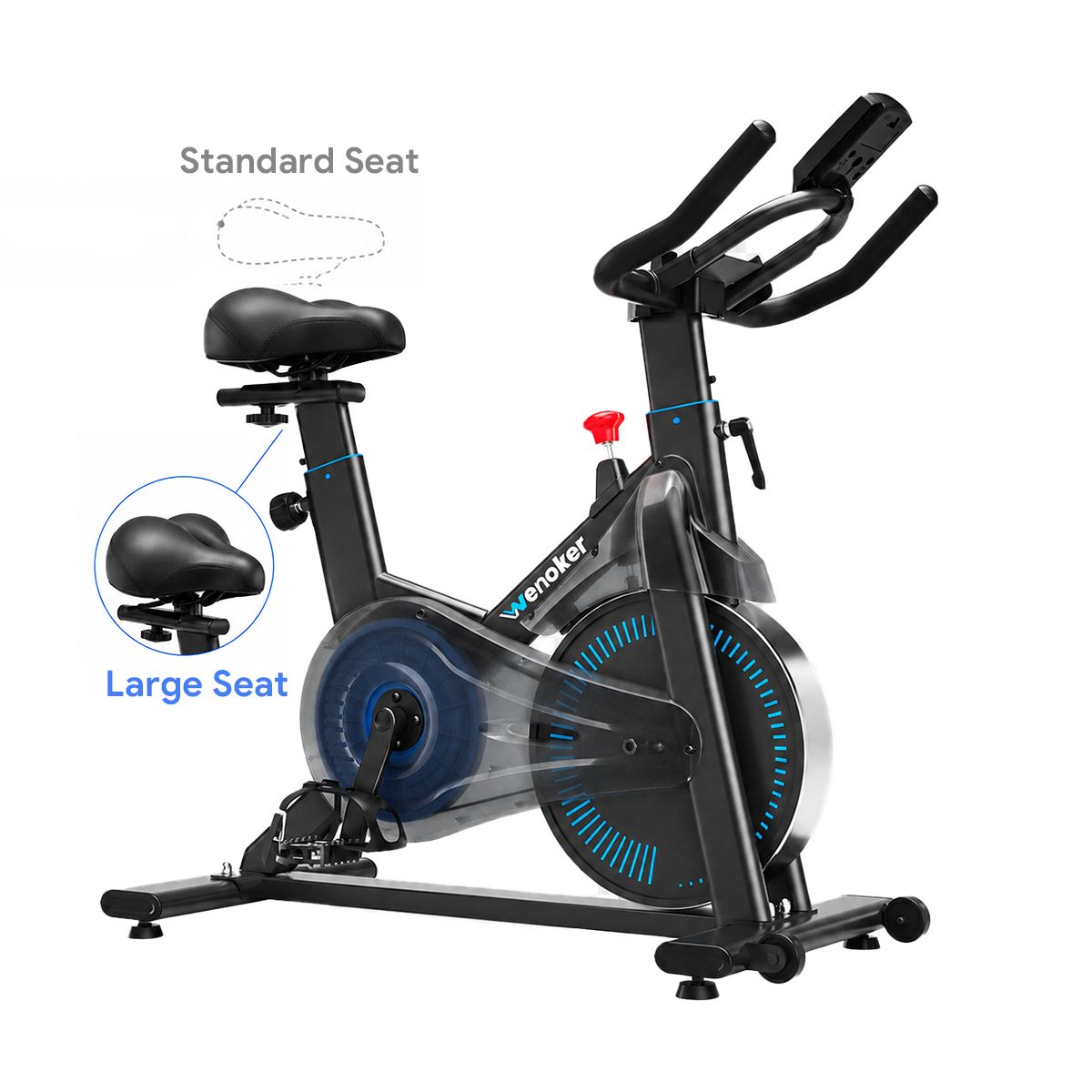 Wenoker vélo magnétique JC302 (Bleu)