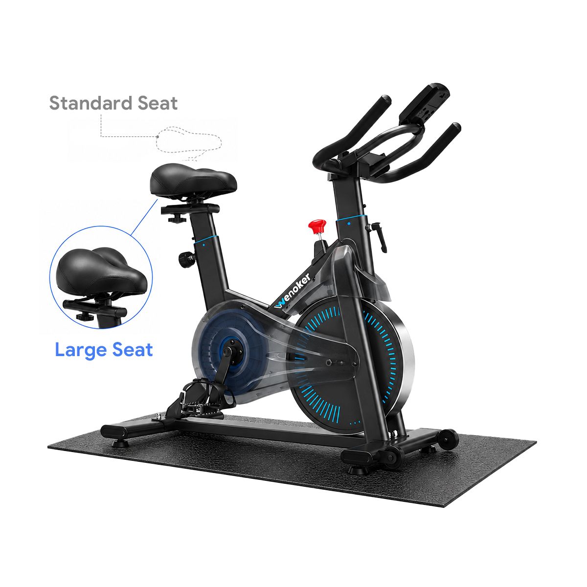 Wenoker vélo magnétique JC302 (Bleu)