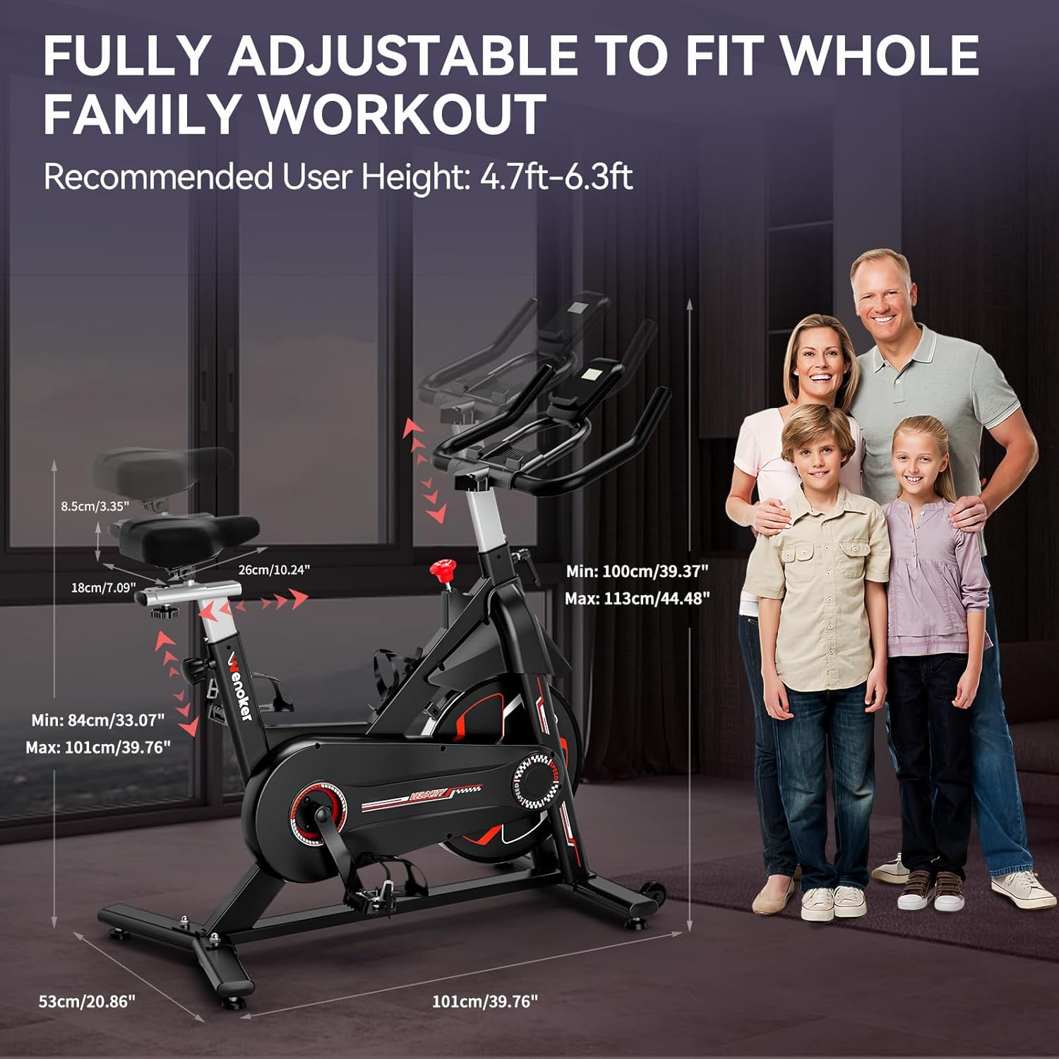 Wenoker JC306 vélo magnétique
