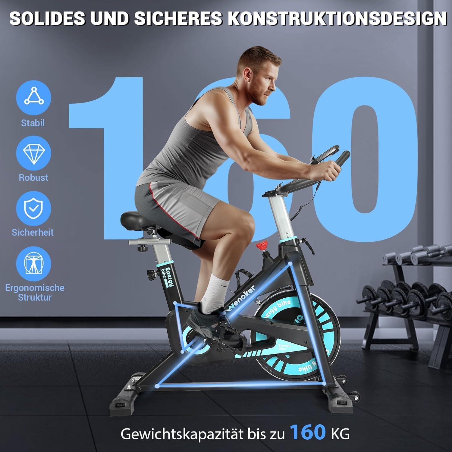 Wenoker vélo magnétique JC308