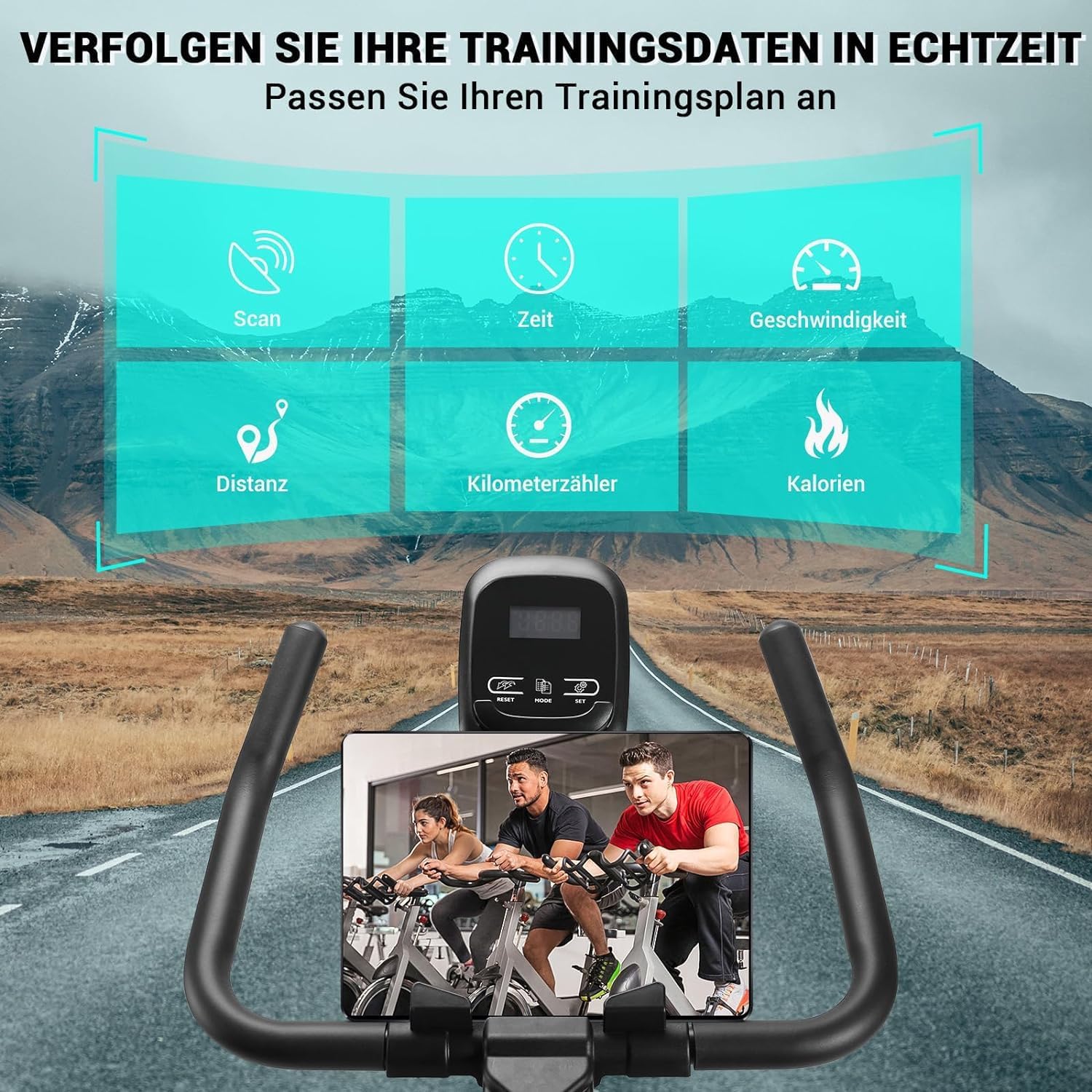 Wenoker vélo magnétique JC312 (Bleu)