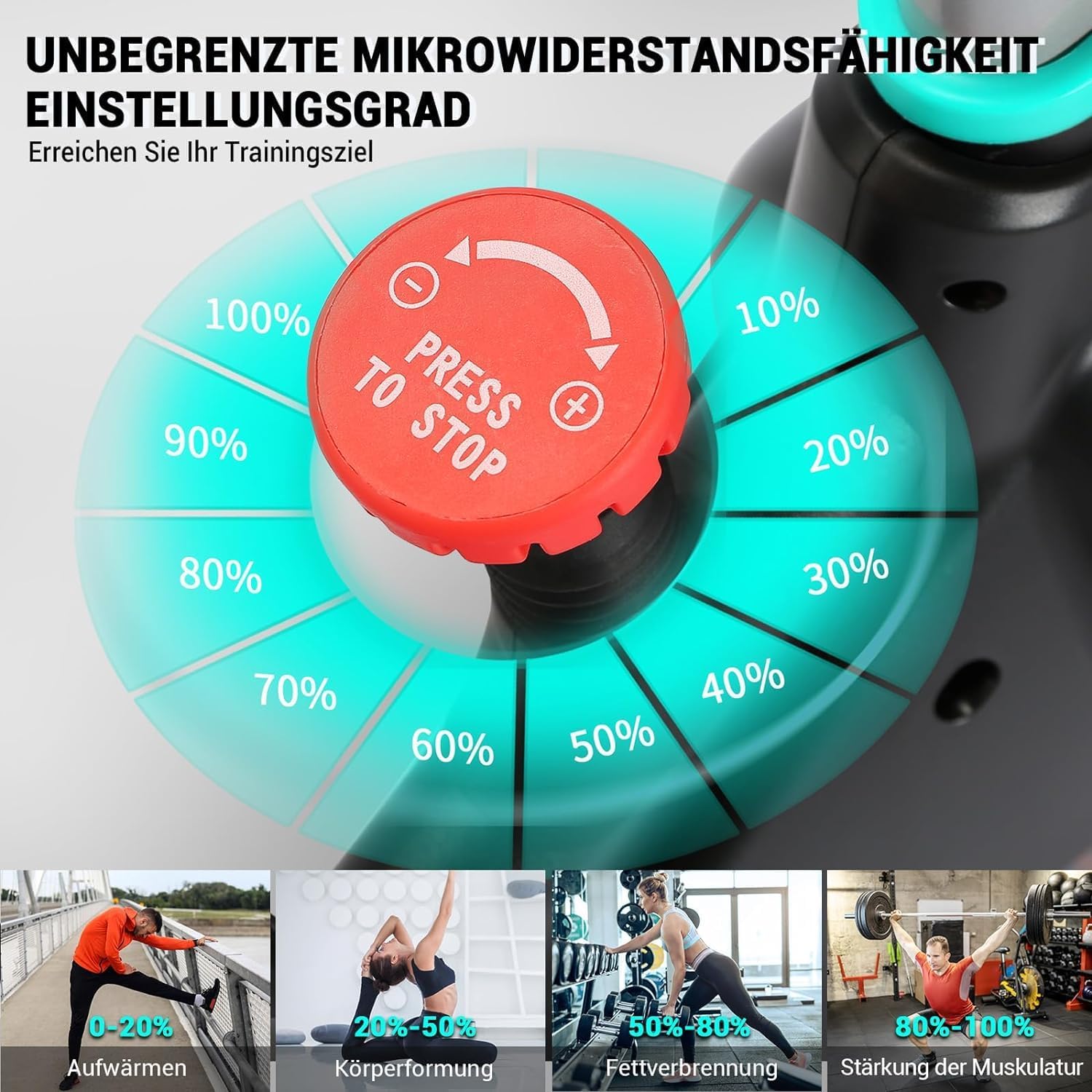 Wenoker vélo magnétique JC312 (Bleu)