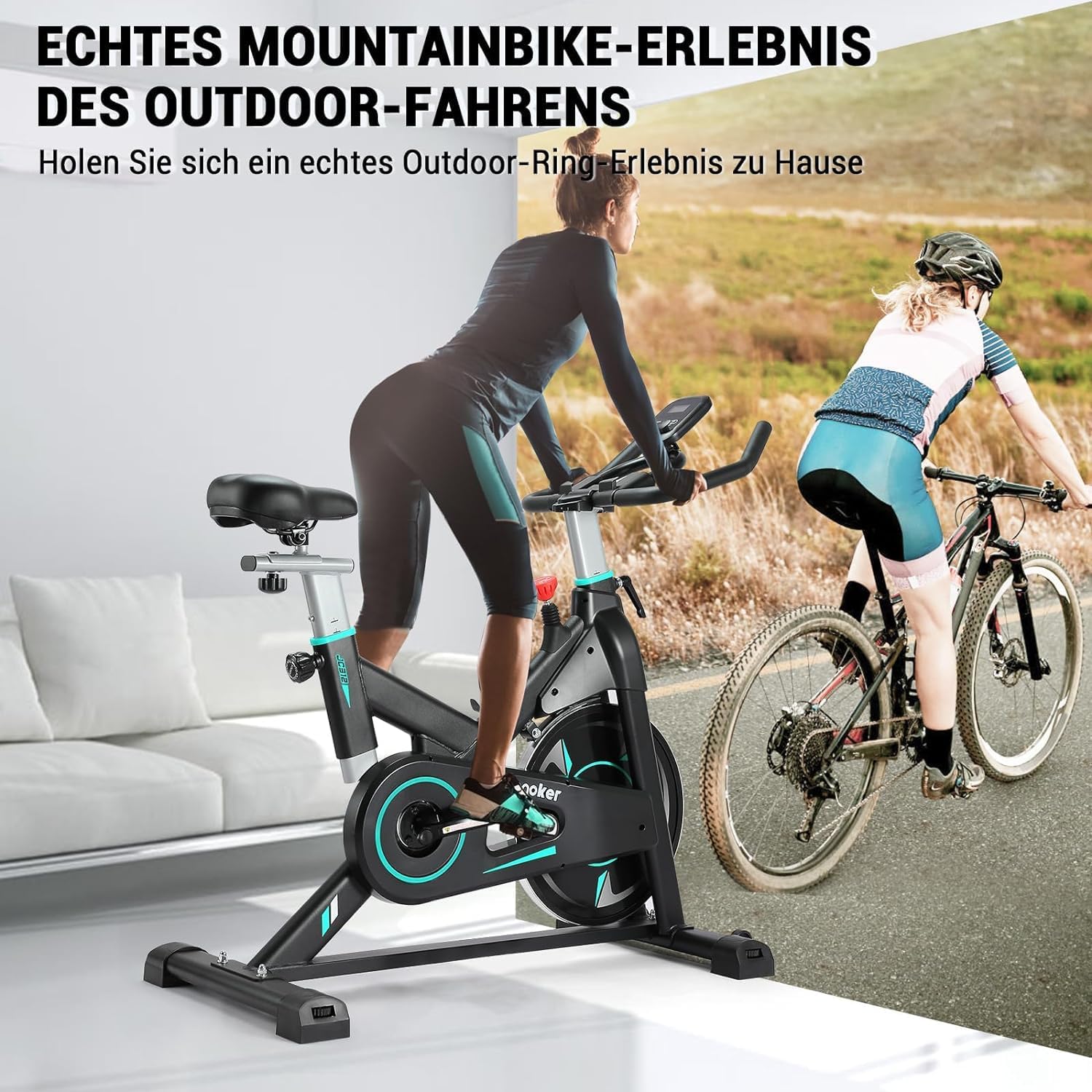 Wenoker vélo magnétique JC312 (Bleu)