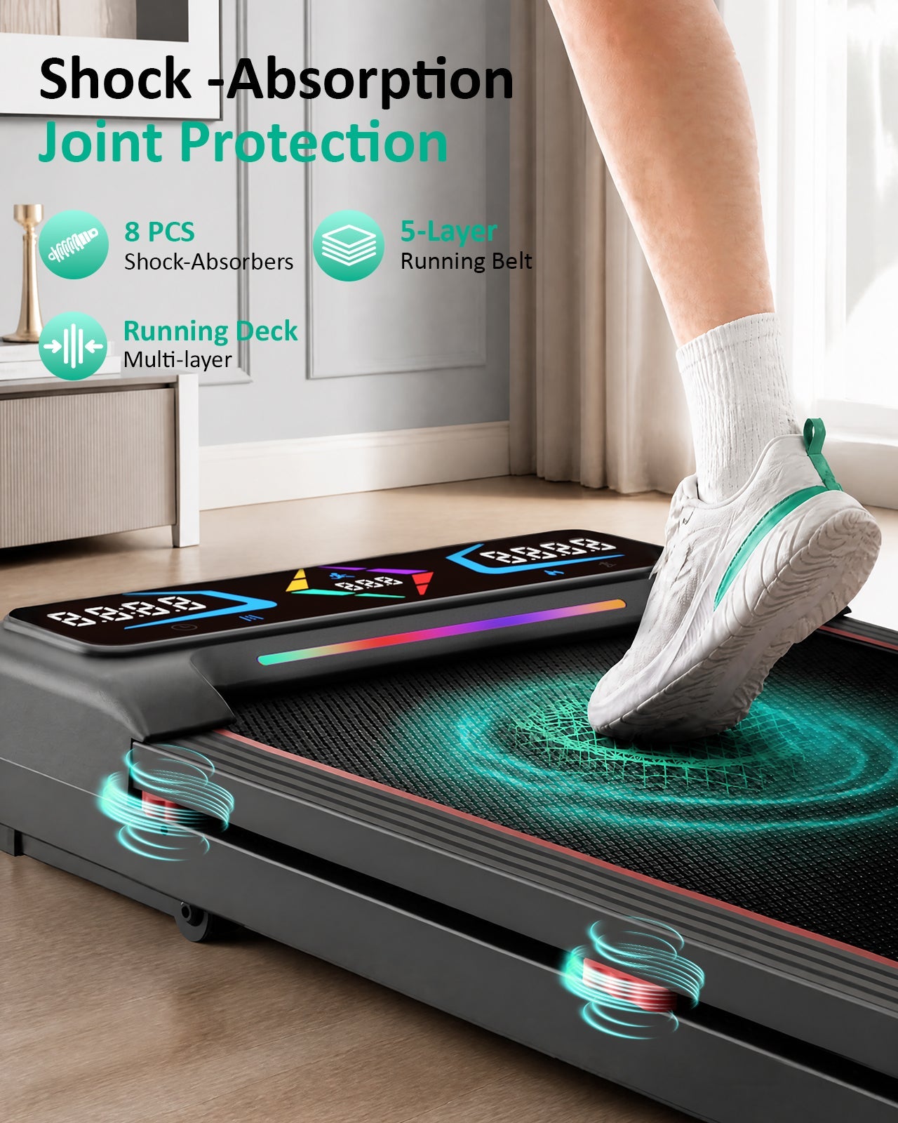 Wenoker A8 Tapis de marche avec inclinaison