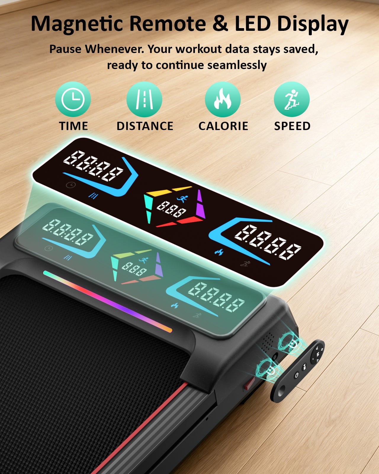 Wenoker A8 Tapis de marche avec inclinaison